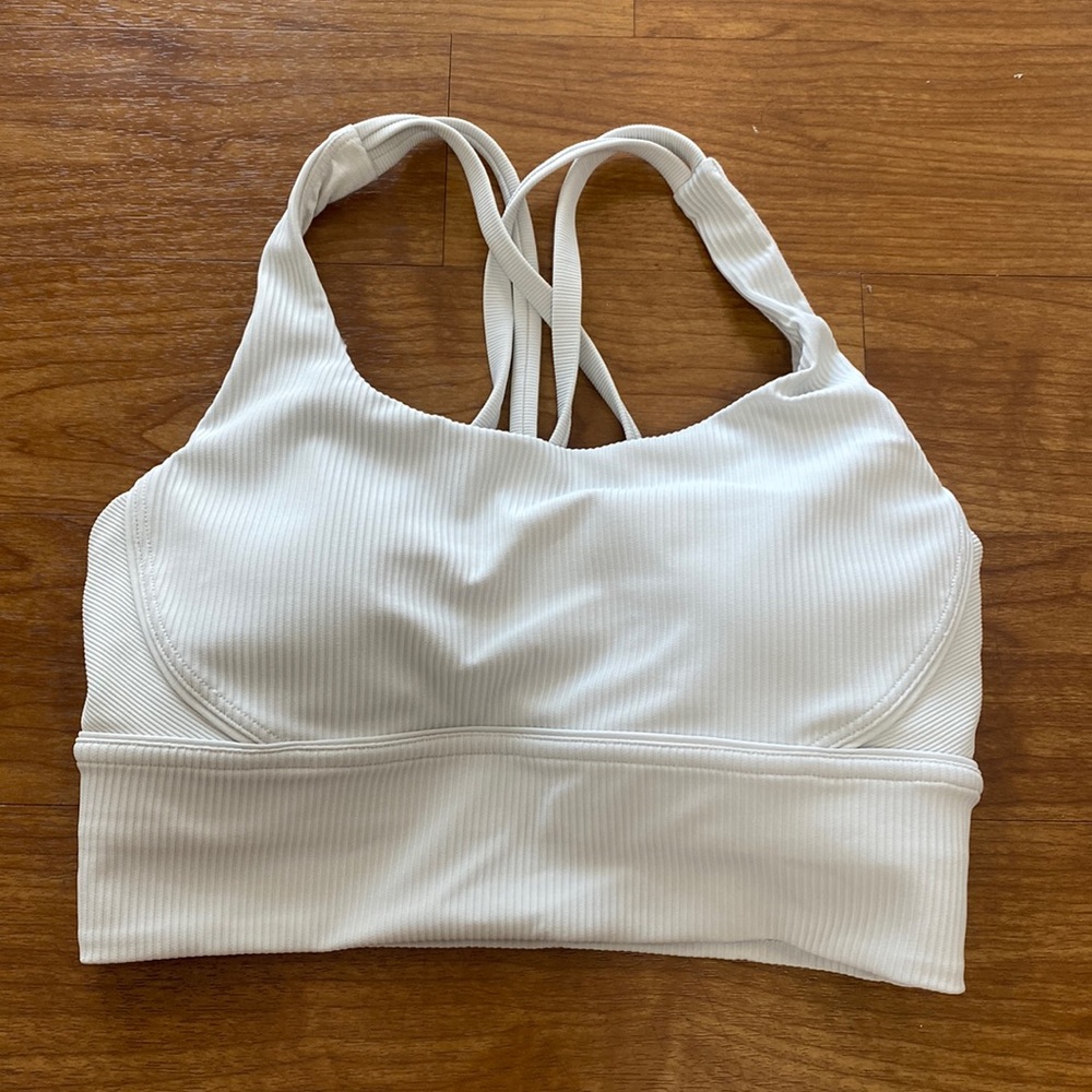 lululemon energy bra longline ribbed NWOT